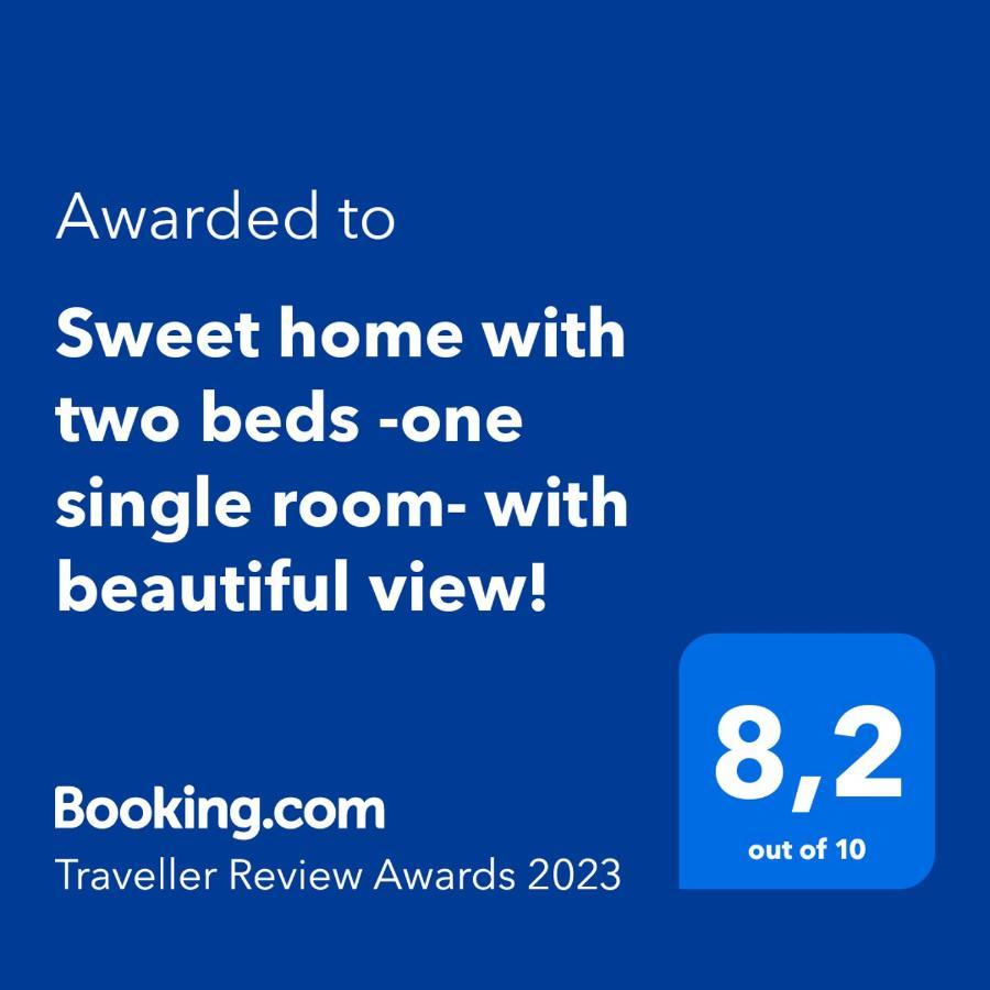 Sweet Home With Two Beds -One Single Room- With Beautiful View! Agia Marina  Buitenkant foto